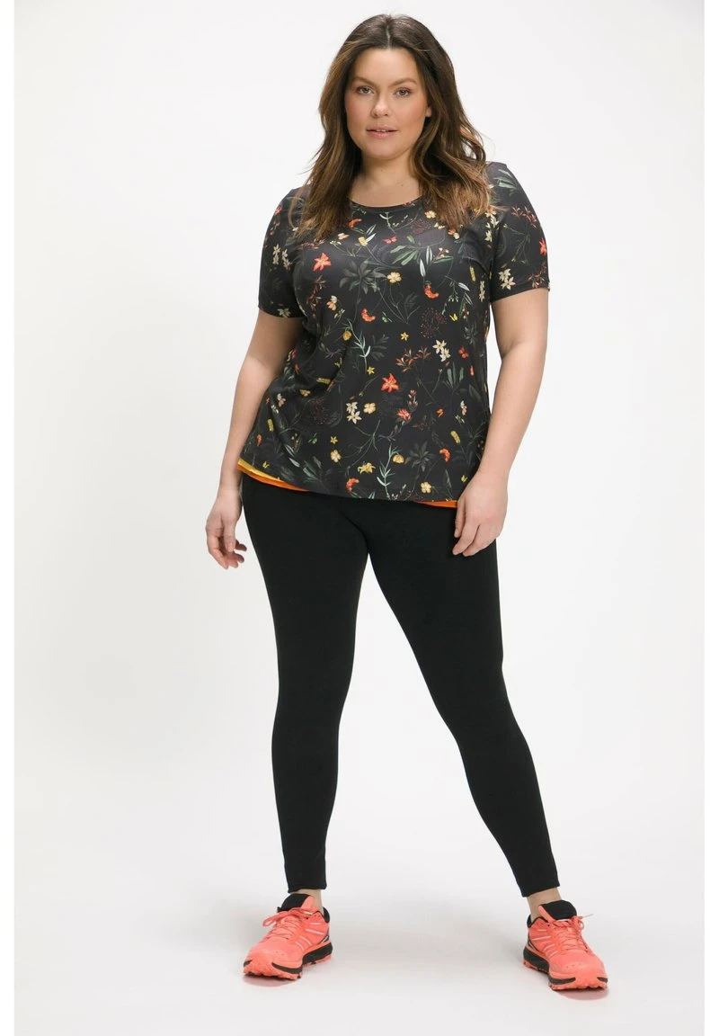 Ulla Popken T-Shirt Print - Schwarz 4 Ulla Popken T-Shirt Print - Schwarz – Bild 2