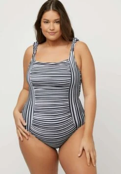 Ulla Popken AVEC BONNETS SOUPLES - Badeanzug - Noir