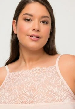 Ulla Popken HIGH NECK DETAIL CAMI - Top - Pink -Ulla Popken bbccd9477d5e4e66aedc32f05cb24650