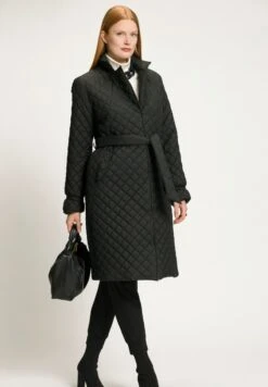 Ulla Popken Trenchcoat - Noir -Ulla Popken bc0fb4132ab4476ea26a22a34dc95b39