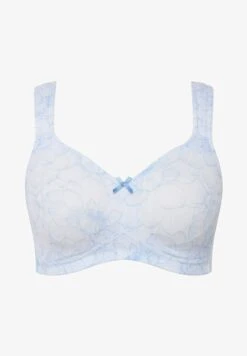Ulla Popken SANS ARMATURES BONNET C-D IMPRIMÉ FLORAL - Bustier - Bleu Clair -Ulla Popken bd070214022f4b7a8a6d8870d3e9206c