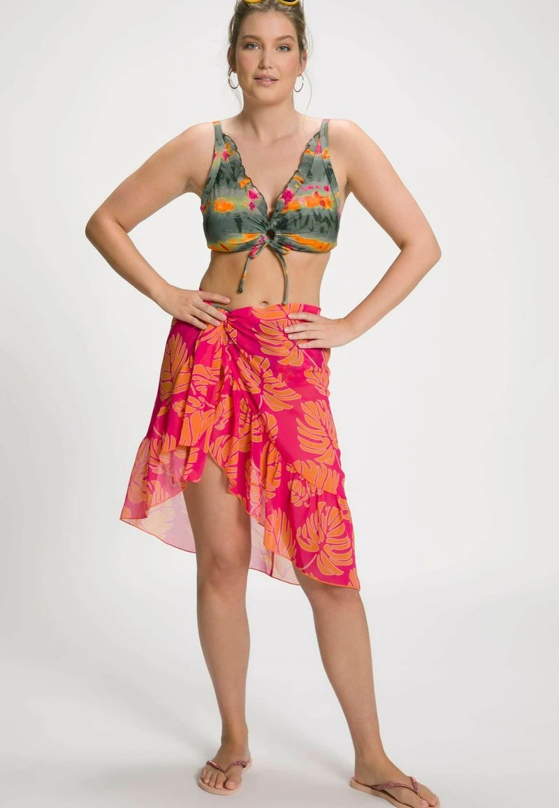 Ulla Popken A-Linien-Rock - Hibiskuspink 4 Ulla Popken A-Linien-Rock - Hibiskuspink – Bild 2