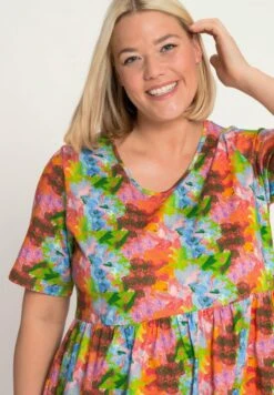 Ulla Popken Jerseykleid - Bleu Moyen -Ulla Popken bf2747c6a0aa483da172265e169b3ab8