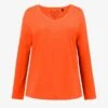 Ulla Popken LANGARM - Langarmshirt - Orange