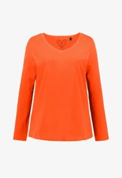 Ulla Popken LANGARM - Langarmshirt - Orange