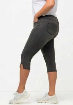 Ulla Popken CORSAIRE SARAH - Jeans Shorts - Jean Gris Clair -Ulla Popken bf433d313416462d80a1a390693b99bd