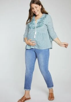 Ulla Popken Bluse - Eisgrün -Ulla Popken c05fcc2f46fc4c3bb216bdfab500e805