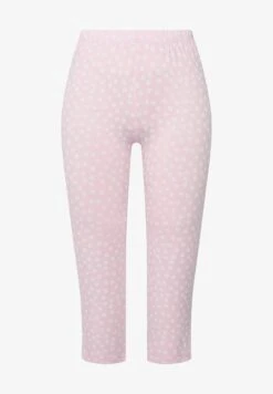 Ulla Popken POLKA DOT PRINT SLIM FIT CAPRIS - Nachtwäsche Hose - Baby Pink -Ulla Popken c15e52d307444c33bf3c534ae0510e02