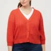 Ulla Popken Strickjacke - Coral