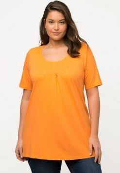 Ulla Popken GROSSE GRÖSSEN - T-Shirt Basic - Cantaloupe Orange