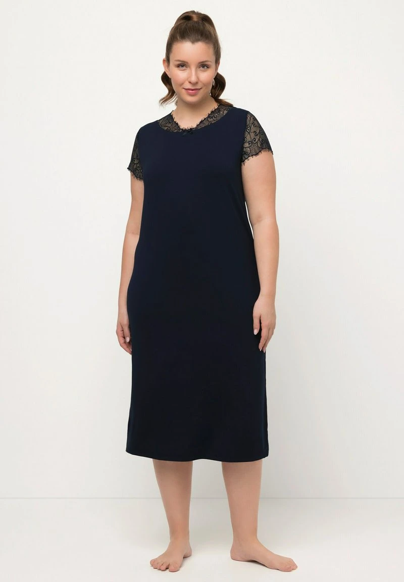 Ulla Popken Nachthemd - Night Blue 3 Ulla Popken Nachthemd - Night Blue