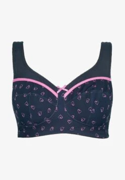 Ulla Popken ENTLASTUNGS, HERZEN, OHNE BÜGEL, CUP C-G - Bustier - Nachtblau -Ulla Popken c3961a25e46c4efeaaed2bf74758c761