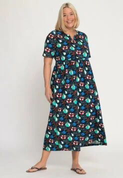 Ulla Popken Jerseykleid - Navy Multi -Ulla Popken c41dcff11c874b849dd147d150b0e0b7 1