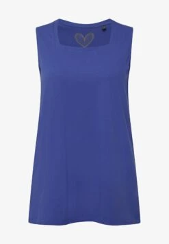 Ulla Popken CLASSIC CARREE AUSSCHNITT ÄRMELLOS - Top - Marine -Ulla Popken c4e98d86f6f940ce976df0571bddb9c0