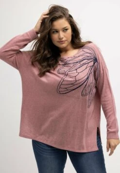 Ulla Popken Strickpullover - Rosequartz