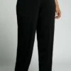 Ulla Popken RELAXED FIT ELASTIKBUND - Stoffhose - Schwarz 1 Ulla Popken RELAXED FIT ELASTIKBUND - Stoffhose - Schwarz -Ulla Popken c5eb6b83eb154c0a972befb5eaed5bb5