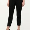 Ulla Popken CIGARETTE PINTUCK ELASTIC WAISTBAND - Stoffhose - Black