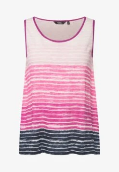 Ulla Popken RAYURES BATIK DÉCOLLETÉ RON - Top - Orchidée -Ulla Popken c74257d95dcf409c97c1fb8e206504ad