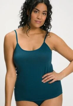 Ulla Popken OPENWORK - Unterhemd/-shirt - Blue -Ulla Popken c83b9c17bc584c689980d03dd91e3cfe