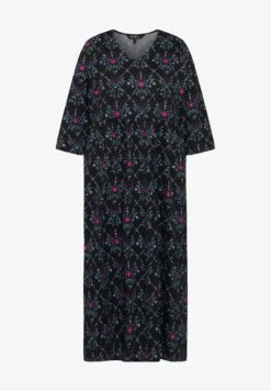 Ulla Popken Jerseykleid - Multicolor Schwarz -Ulla Popken c890f631aee14f40956e9a6d04f1b877