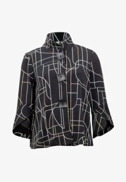 Ulla Popken Leichte Jacke - Black -Ulla Popken c9352cb27fdc4f08a25f32f5ce1ebc68