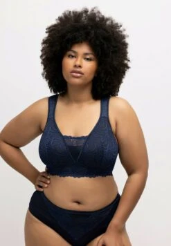 Ulla Popken Triangel BH - Nachtblau