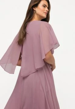 Ulla Popken DÉCOLLETÉ EN V MANCHES COURTES - Cocktailkleid/festliches Kleid - Rose Antique -Ulla Popken c9cc29e69bc748078ed9504b1d121498