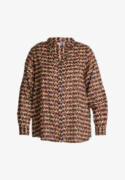 Ulla Popken Hemdbluse - Bleu Marine -Ulla Popken c9d6c59a95484f63a99e75b7209c92d3