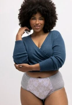 Ulla Popken Slip - Lichtgrijs Mélange -Ulla Popken ca53471bc292423e91f4bc5122083916 1