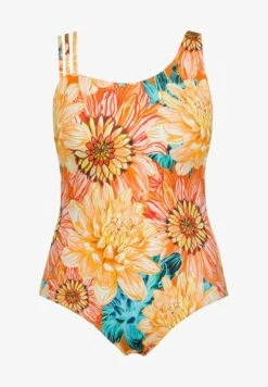 Ulla Popken BLÜTEN SOFTCUPS 3ER-TRÄGER - Badeanzug - Gelb 12 Ulla Popken BLÜTEN SOFTCUPS 3ER-TRÄGER - Badeanzug - Gelb -Ulla Popken cab73f9dcdf446a6a6141aa2f5228521