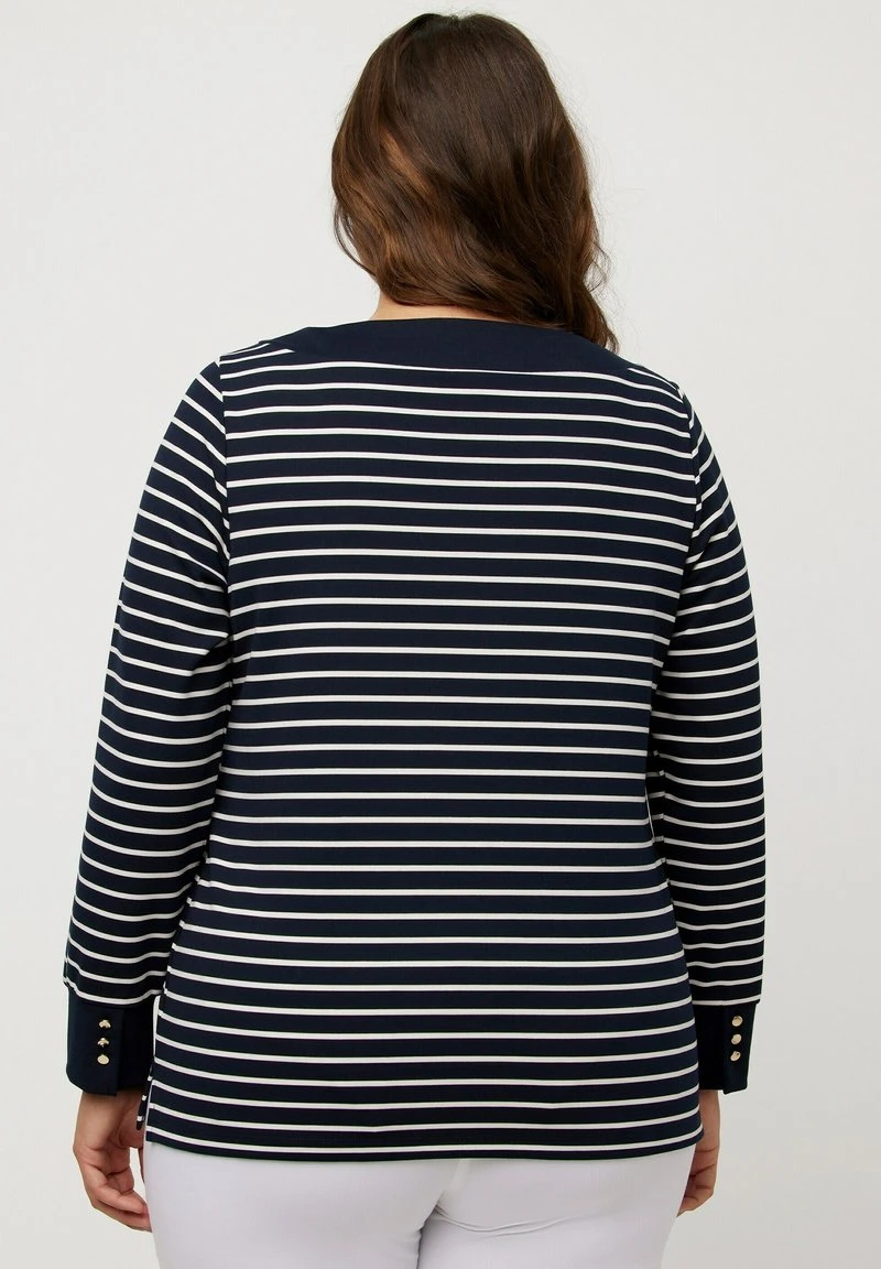 Ulla Popken Langarmshirt - Dunkles Marine 5 Ulla Popken Langarmshirt - Dunkles Marine – Bild 3