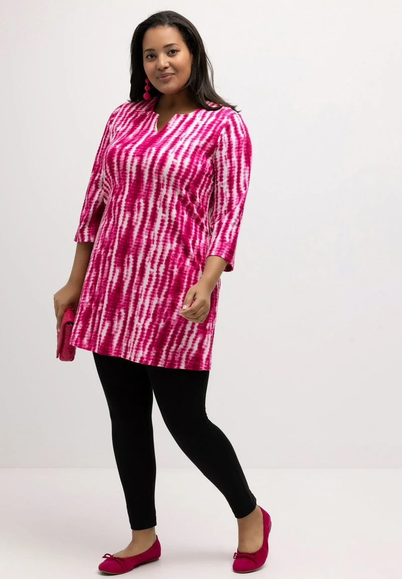 Ulla Popken Strickpullover - Magenta Multi 4 Ulla Popken Strickpullover - Magenta Multi – Bild 2