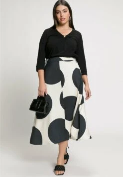 Ulla Popken POIS POCHES CEINTURE ÉLASTIQUE - A-Linien-Rock - Noir 9 Ulla Popken POIS POCHES CEINTURE ÉLASTIQUE - A-Linien-Rock - Noir -Ulla Popken cc348c60e30745abaab76043453a1c44