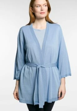 Ulla Popken Strickjacke - Kornblumenblau -Ulla Popken ccf1edec23e84507b8a00a6478f2d403 1