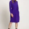 Ulla Popken POINT DE ROME - Blusenkleid - Lilas