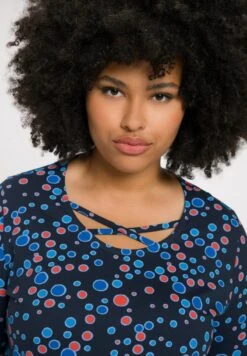 Ulla Popken T-Shirt Print - Bleu Marine -Ulla Popken ced4c9ac24924d84b04173322f40046d