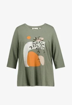 Ulla Popken Langarmshirt - Vijvergroen -Ulla Popken cee93c8da1fa4401963955e4a0487cbe