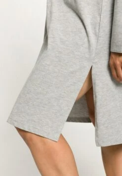 Ulla Popken Nachthemd - Hellgrau Mélange -Ulla Popken cefc1244f1c1451bbe7e90caa411437c