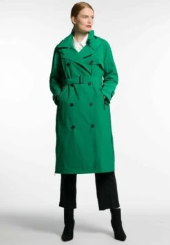 Ulla Popken Trenchcoat - Groen -Ulla Popken cf689e32e1e64753b7dab4c2f9b6c26b 1