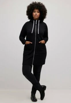 Ulla Popken Sweatjacke - Zwart 13 Ulla Popken Sweatjacke - Zwart -Ulla Popken d0f53ce8905e4df292f952efc623ab54 1