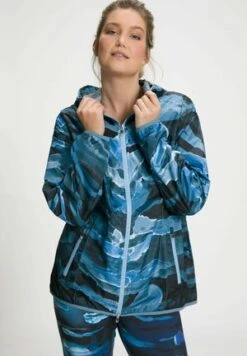 Ulla Popken Regenjacke / Wasserabweisende Jacke - Pink Berry -Ulla Popken d4dc346370f44e44b27dd7afb37b9802