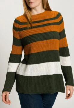 Ulla Popken PULL - Strickpullover - Olive Foncé -Ulla Popken d5a8cac75d8c41ebaa7ca5dff58c9a71 1