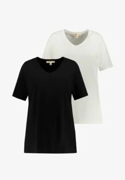 Ulla Popken T-Shirt Basic - Black -Ulla Popken d5e392464d9f4cedbfe117f73b8039c7
