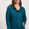 Ulla Popken Trainingsjacke - Teal