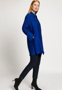 Ulla Popken Hemdbluse - Koningsblauw -Ulla Popken d6b1c2f20f684b73bc5cd9fd00dc02e5