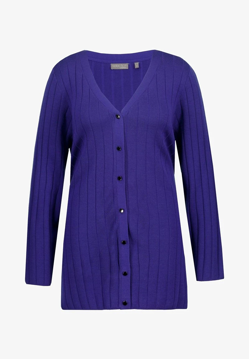 Ulla Popken V-HALS CEINTUUR - Strickjacke - Donkergrijs Melange 8 Ulla Popken V-HALS CEINTUUR - Strickjacke - Donkergrijs Melange – Bild 6