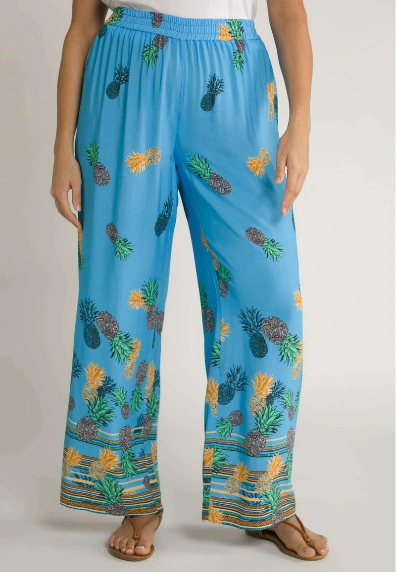 Ulla Popken Stoffhose - Helles Azurblau 3 Ulla Popken Stoffhose - Helles Azurblau