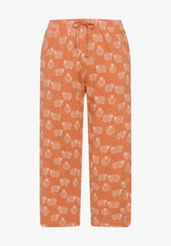 Ulla Popken Nachtwäsche Hose - Beige Red -Ulla Popken d80313ac34b84226b90ac8aadfe71f87 1