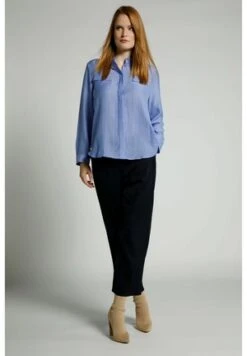 Ulla Popken TENCELOPTIK - Hemdbluse - Blue Denim -Ulla Popken d84bf882e9364c5a98b9c57864ef5bae