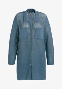 Ulla Popken Strickjacke - Petrolblau -Ulla Popken d8520ec8969042219ddc9daa671838bb